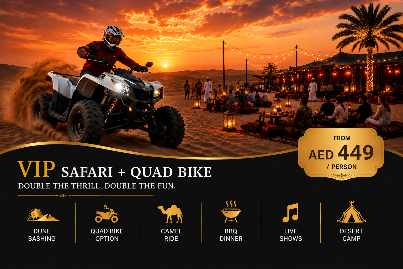 VIP SAFARI + QUAD BIKE